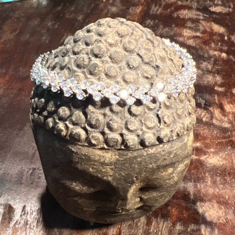 Sparkling Silver Rhinestone Bracelet